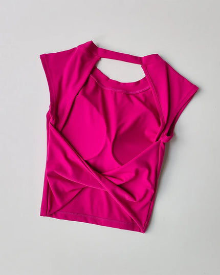 Women's Breathable Push-Up Sports Crop Top