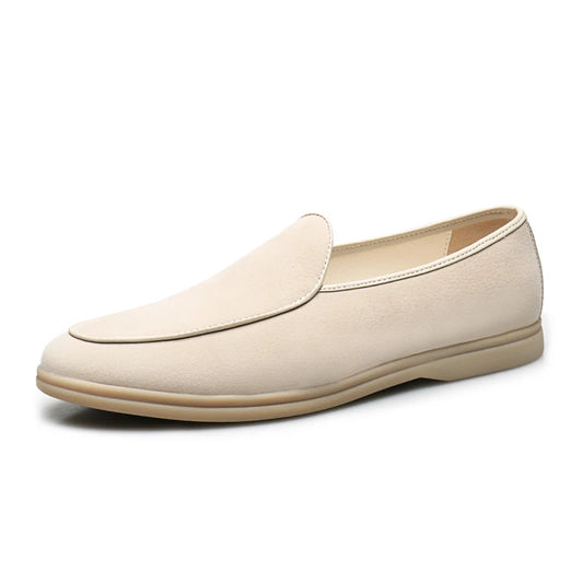 Men's Suede Loafers - Casual Faux Leather Slip-On Shoes for Men - Stylish & Comfortable Footwear