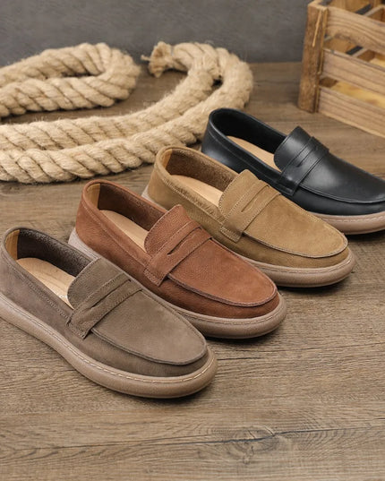 Men's Casual Cow Suede Leather Loafers