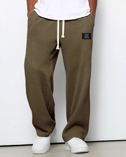Men's Loose-Fit Wide-Leg Casual Sweatpants