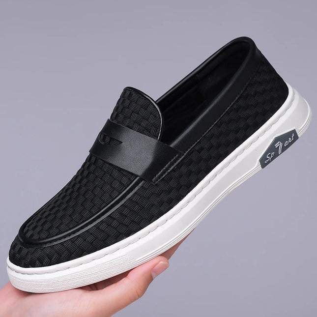 Men's Slip-On Loafers with Soft Sole and Anti-Slip Design