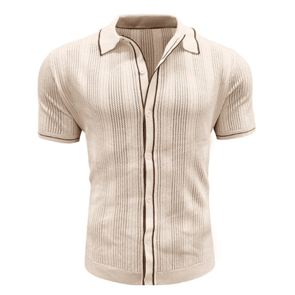 Men's Breathable Light Short Sleeve Polo Shirt