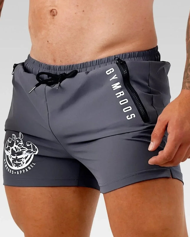 Men's Sports Shorts with Drawstring Elastic Waist