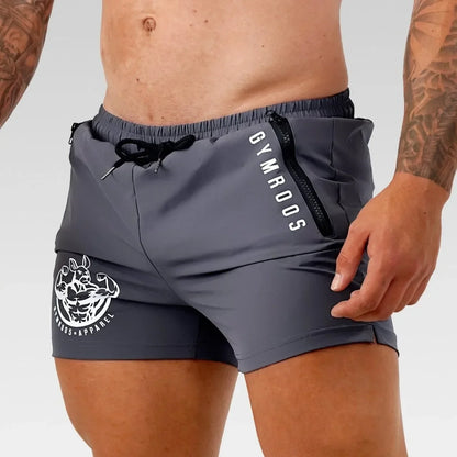 Men's Sports Shorts with Drawstring Elastic Waist