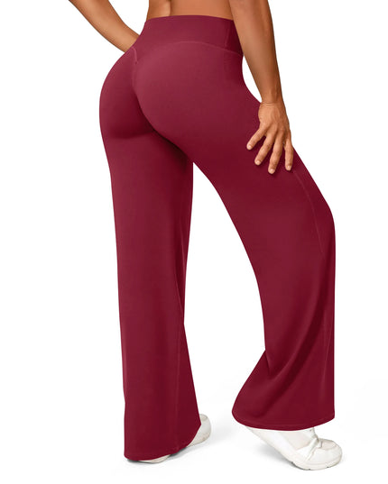 Women's Mid-Waist Straight-Leg Sweat Pants in Soft Butter Fabric