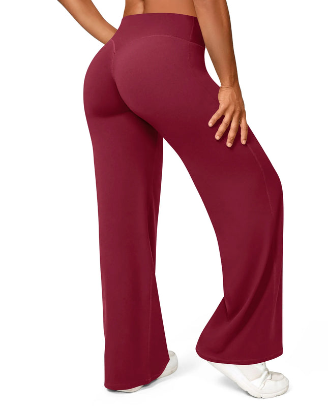 Women's Mid-Waist Straight-Leg Sweat Pants in Soft Butter Fabric