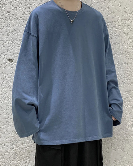 Men's Loose Fit Long Sleeve Casual Sweatshirt