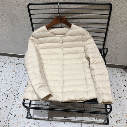 Women's Duck Down Puffer Jacket - Warm Liner Winter Coat for Women
