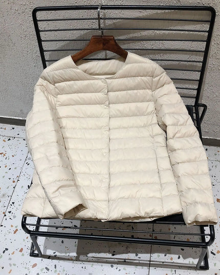 Women's Duck Down Puffer Jacket - Warm Liner Winter Coat for Women