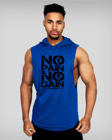 Men's Sleeveless Hooded Vest - Breathable, Lightweight, Men's Athletic Hooded Tank Top
