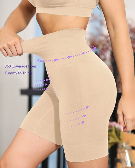 High-Waisted Women's Cotton Boxer Briefs