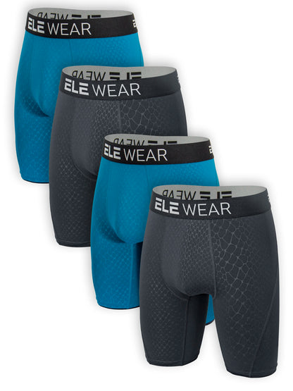 4-Pack Men’s Breathable Boxer Briefs
