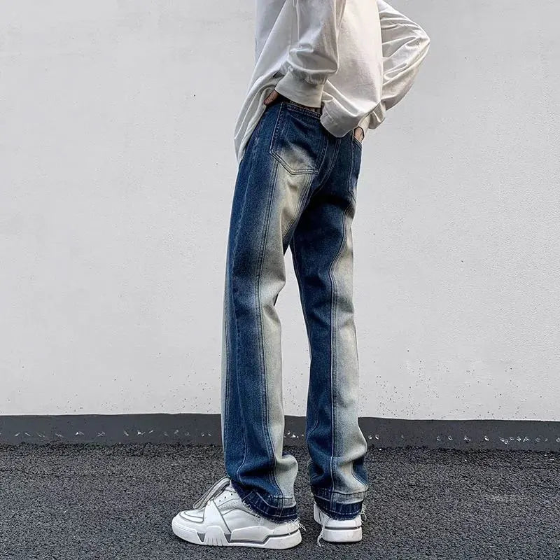 Men's Gradient Vintage Straight Jeans