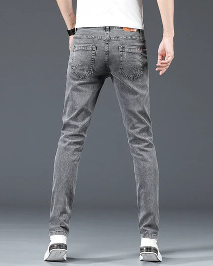 Men's Slim Fit Stretch Jeans - Comfortable Slim Fit Pants