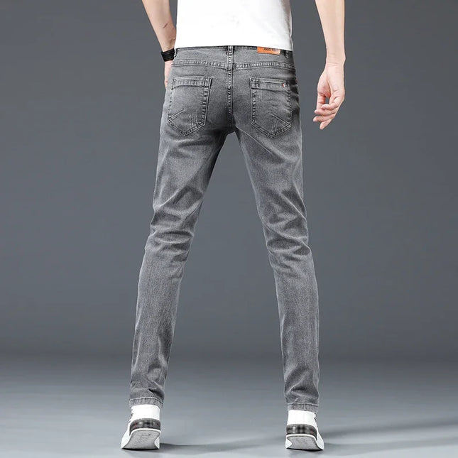 Men's Slim Fit Stretch Jeans - Comfortable Slim Fit Pants