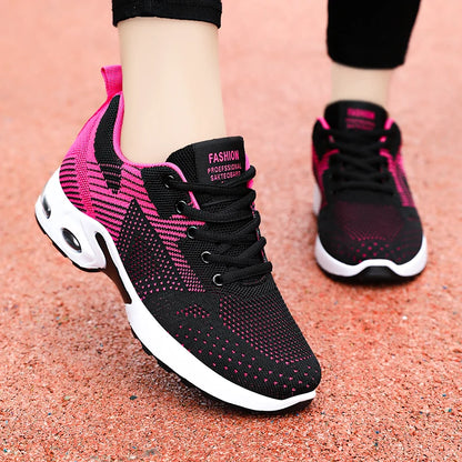 Women's Air Cushion Running Sneakers - Soft Bottom Active Wear