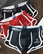 3x Black Red Dark Blue / L