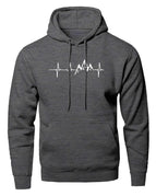 Dark Gray - White / S