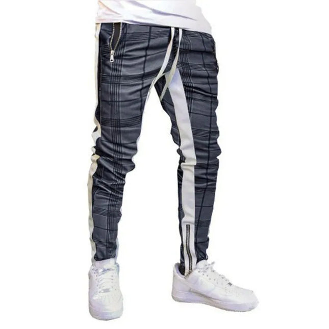 Men's Striped Joggers Sweatpants - Comfortable Athletic Pants for Men