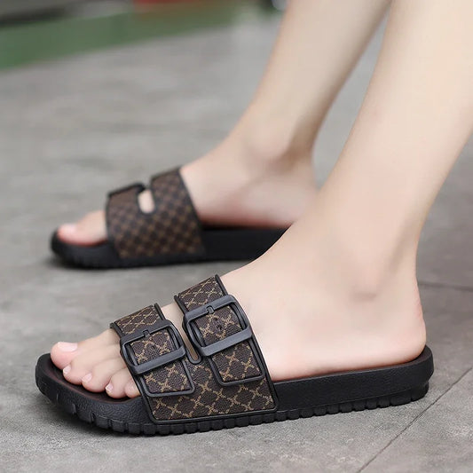 Men's Comfort Slippers & Non-Slip Slide Sandals – Casual Indoor & Outdoor Footwear