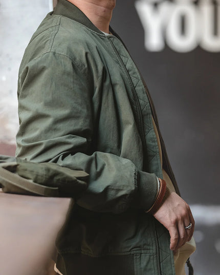Men's Bomber Zipper Jacket -  Stylish Men's Casual Style Outwear