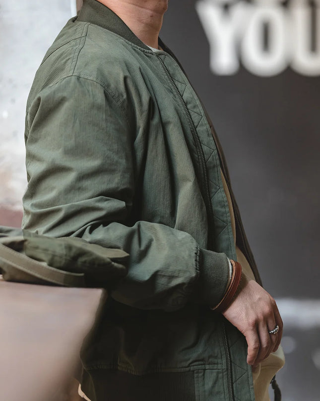 Men's Bomber Zipper Jacket -  Stylish Men's Casual Style Outwear