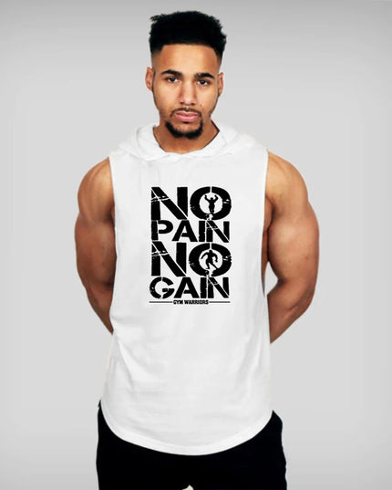Men's Sleeveless Hooded Vest - Breathable, Lightweight, Men's Athletic Hooded Tank Top