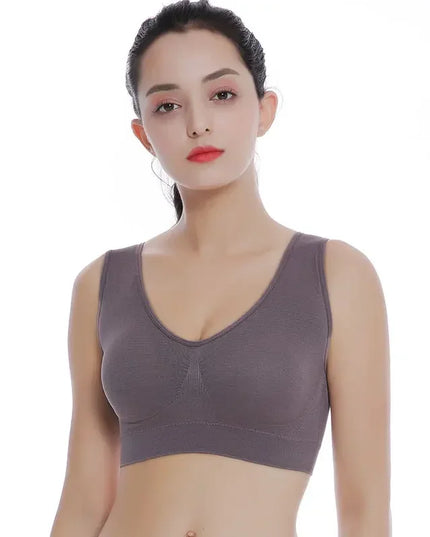 Seamless Women's Push-Up Wireless Bra with Removable Padding