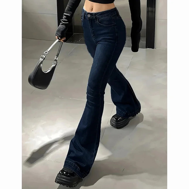 Women's High Waist Flared Jeans