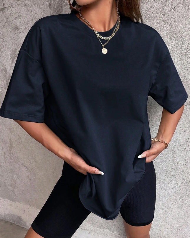 Cotton Women's T-Shirt - Loose Casual Fit