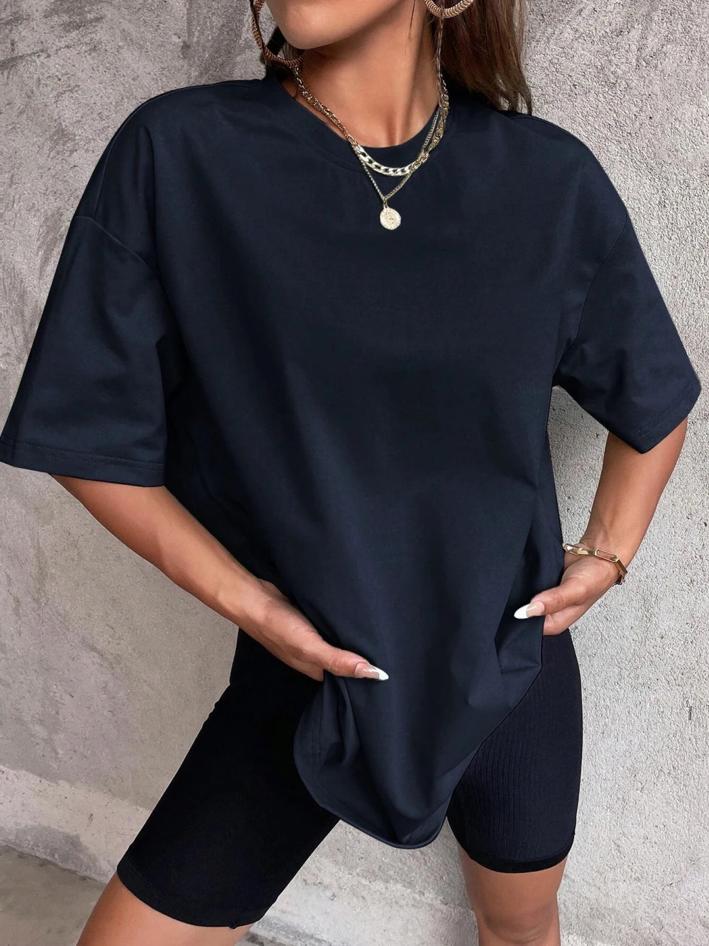Cotton Women's T-Shirt - Loose Casual Fit