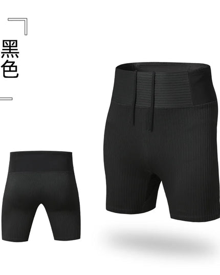 Men And Women's Quick-Dry Compression Running Shorts with Inner Liner and Mesh Waist Pocket