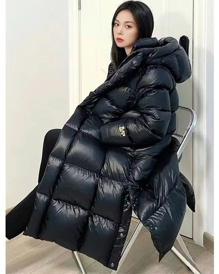 Women's Hooded Puffer Jacket – Cotton Padded, Insulated, Warm Coat for Women
