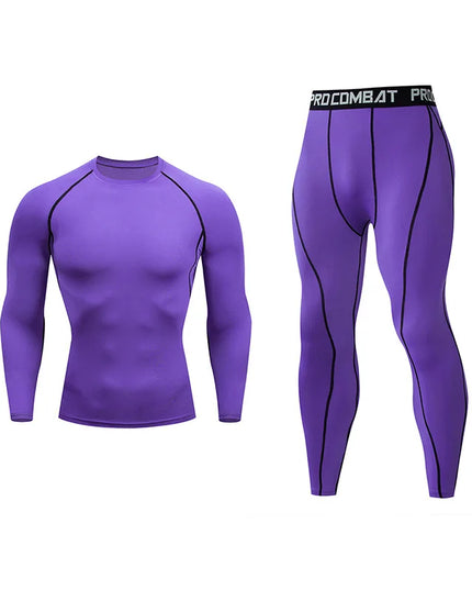 Men's 2-Piece Thermo Compression Pants and Sweater Set