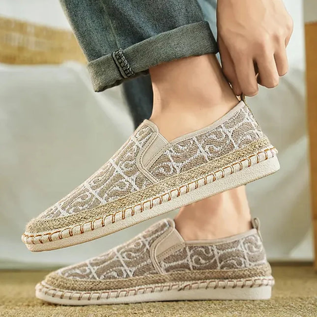 Men's Breathable Canvas Casual Loafers