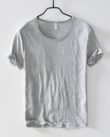 Men's Lightweight Cotton Slim-Fit T-Shirt - Breathable and Comfortable Tee