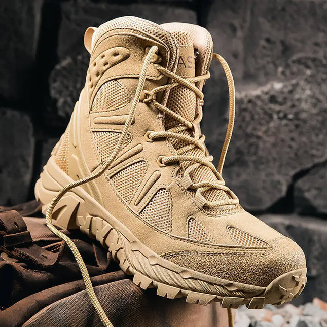 Men's Military Tactical Safety Boots – Durable Combat and Work Boots