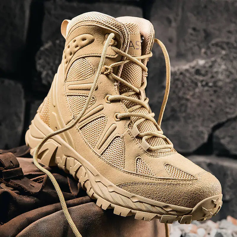 Men's Military Tactical Safety Boots – Durable Combat and Work Boots