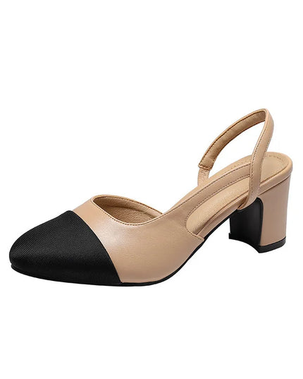 Women's Faux Leather Slingback Sandals