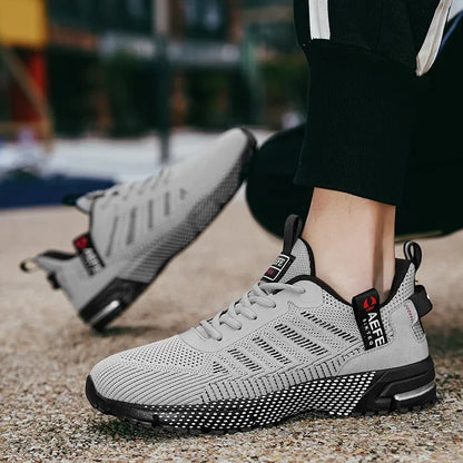 Men's Running Sneakers with Lace-Up Design – Comfortable Athletic Sneakers for Men