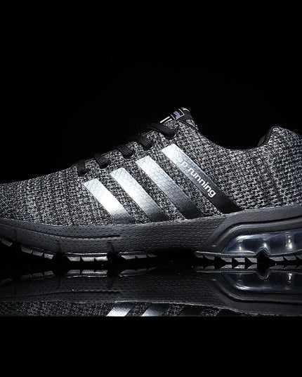Men's Breathable Shock Absorbing Running Sneakers - Lightweight Athletic Shoes