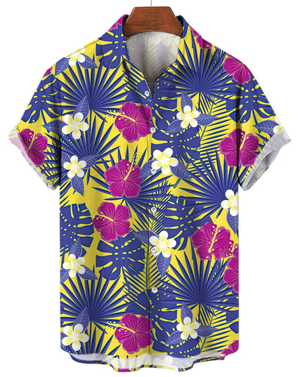 Men's T-Shirt with a Variety of Fruit and Animated Print
