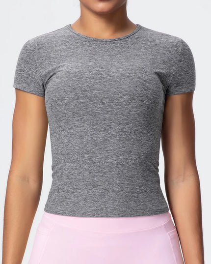 Women's Workout T-Shirt - Quick-Drying, Breathable, Slim Fit