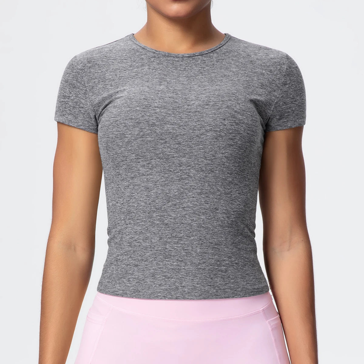 Women's Workout T-Shirt - Quick-Drying, Breathable, Slim Fit