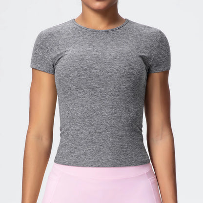 Women's Workout T-Shirt - Quick-Drying, Breathable, Slim Fit