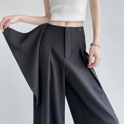 Women's High Waist Wide Leg Casual Pants