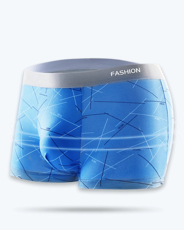 4-Pack Men's Comfortable Soft Boxer Briefs - Premium Quality, Breathable & Stylish Underwear